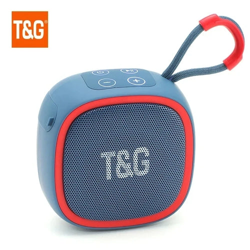 Altavoz Bluetooth inalámbrico portátil para exteriores con subwoofer y radio FM, mini altavoz con entrada auxiliar y reproducción MP3 de sonido potente.