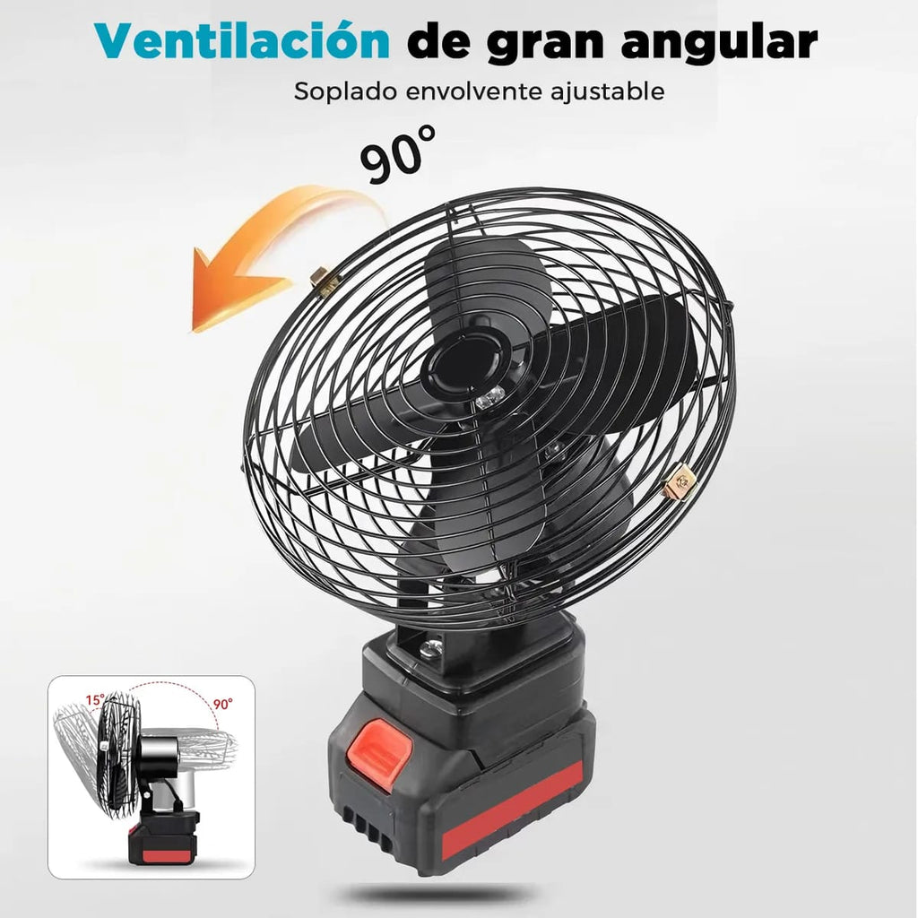 VENTILADOR PORTATIL CON BATERIA RECARGABLE