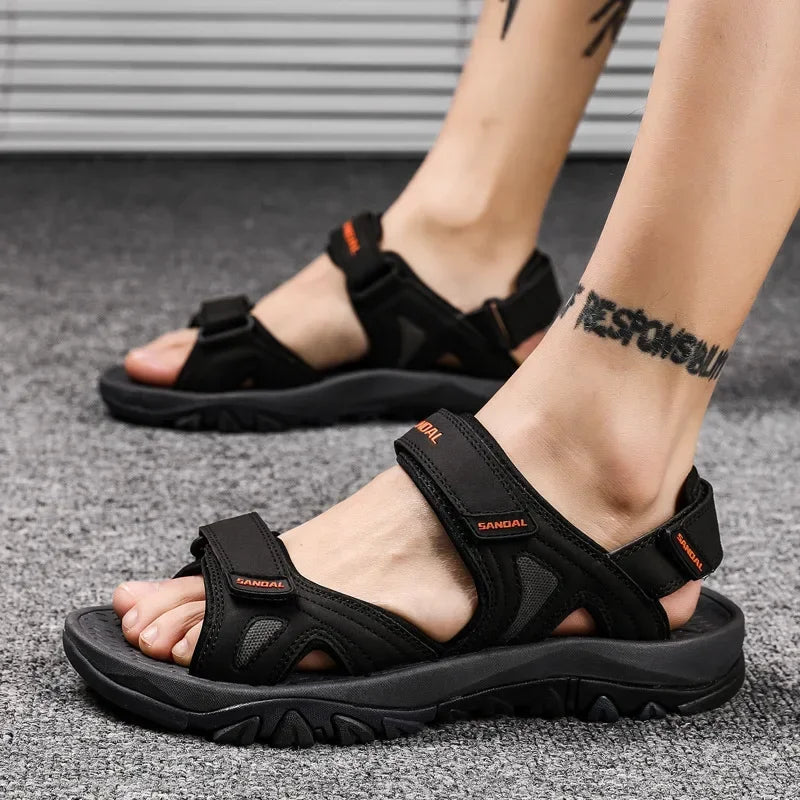 Zapatos Sandalias de hombre Verano  Clásicos al aire libre Sandalias para caminar para hombres Talla grande 46 Sandalias de gladiador Nueva plataforma Calzado de agua