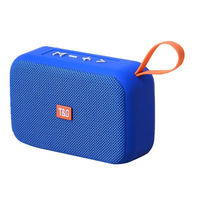 Altavoz Bluetooth inalámbrico portátil para exteriores con subwoofer y radio FM, mini altavoz con entrada auxiliar y reproducción MP3 de sonido potente.