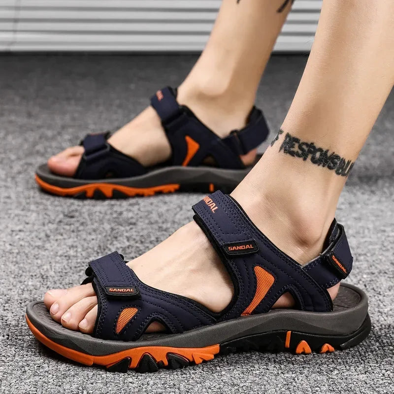 Zapatos Sandalias de hombre Verano  Clásicos al aire libre Sandalias para caminar para hombres Talla grande 46 Sandalias de gladiador Nueva plataforma Calzado de agua