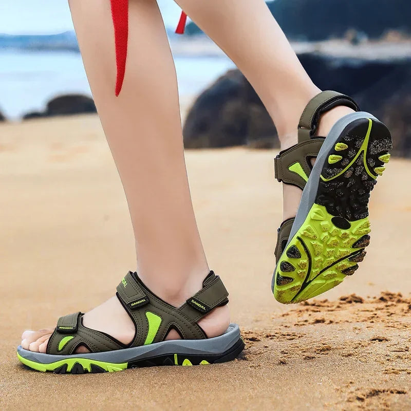 Zapatos Sandalias de hombre Verano  Clásicos al aire libre Sandalias para caminar para hombres Talla grande 46 Sandalias de gladiador Nueva plataforma Calzado de agua