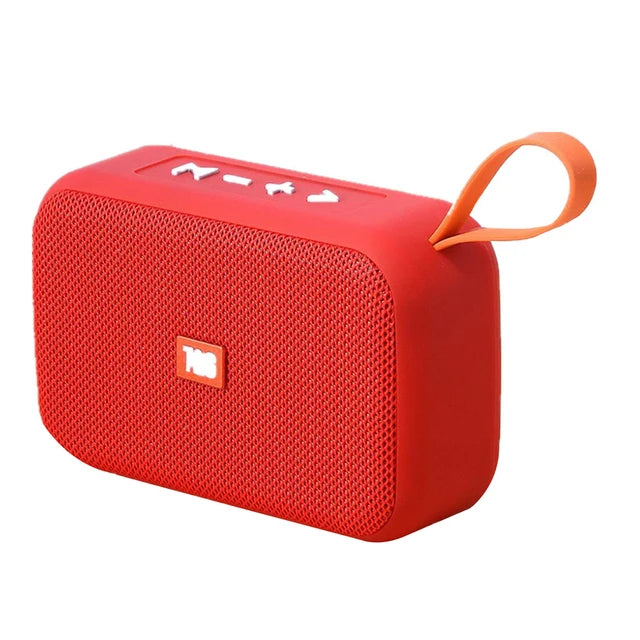 Altavoz Bluetooth inalámbrico portátil para exteriores con subwoofer y radio FM, mini altavoz con entrada auxiliar y reproducción MP3 de sonido potente.