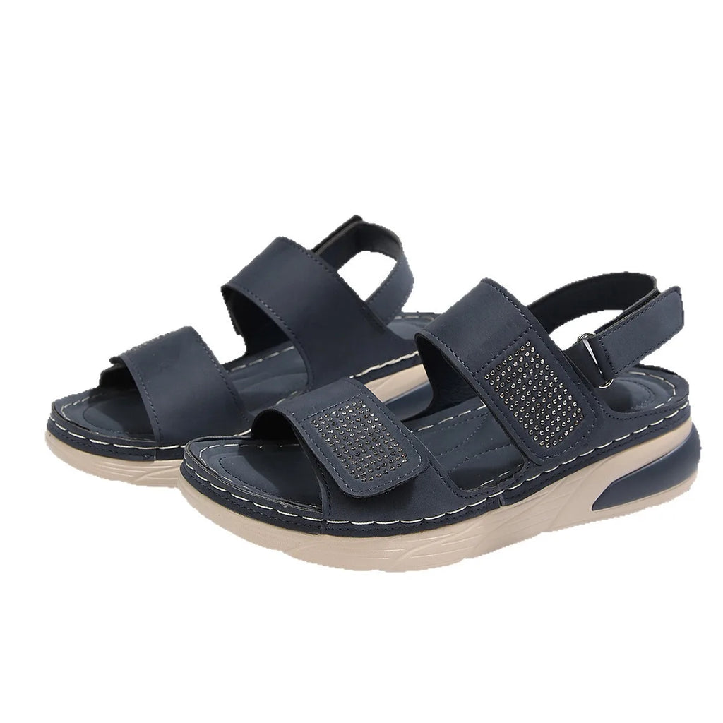 Zapatos de Talla Grande para Mujer 36-43, Sandalias de Plataforma con Punta Abierta, Antideslizantes, Casuales, para Playa, Verano 2026