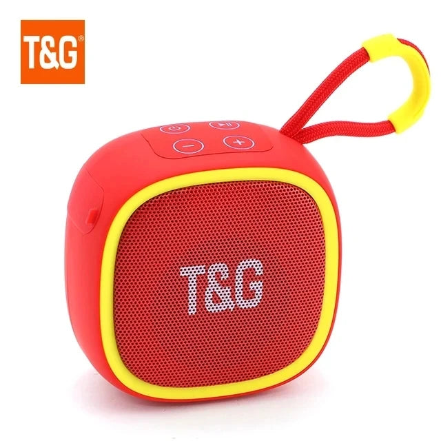 Altavoz Bluetooth inalámbrico portátil para exteriores con subwoofer y radio FM, mini altavoz con entrada auxiliar y reproducción MP3 de sonido potente.