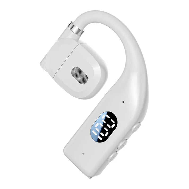 Auriculares inalámbricos Bluetooth 5,4 con ganchos para las orejas, auriculares deportivos para videojuegos, auriculares estéreo HiFi con reducción de ruido y micrófono