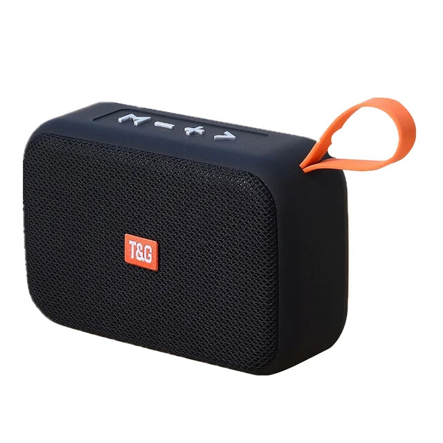 Altavoz Bluetooth inalámbrico portátil para exteriores con subwoofer y radio FM, mini altavoz con entrada auxiliar y reproducción MP3 de sonido potente.