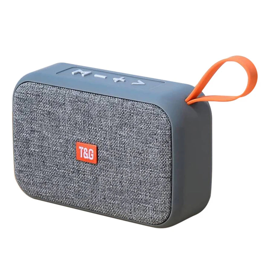 Altavoz Bluetooth inalámbrico portátil para exteriores con subwoofer y radio FM, mini altavoz con entrada auxiliar y reproducción MP3 de sonido potente.