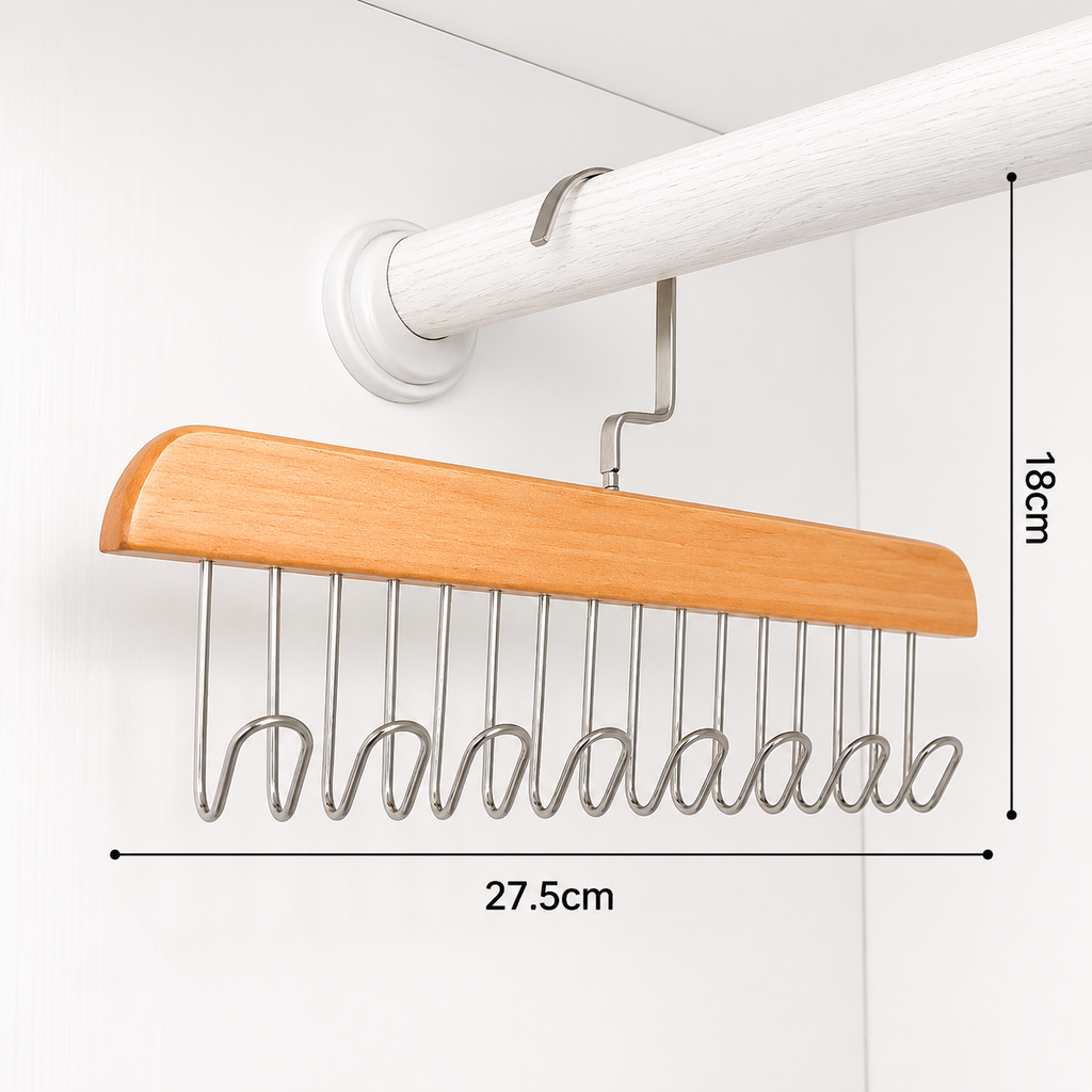 Closet360®x2 PERCHERO DE MADERA